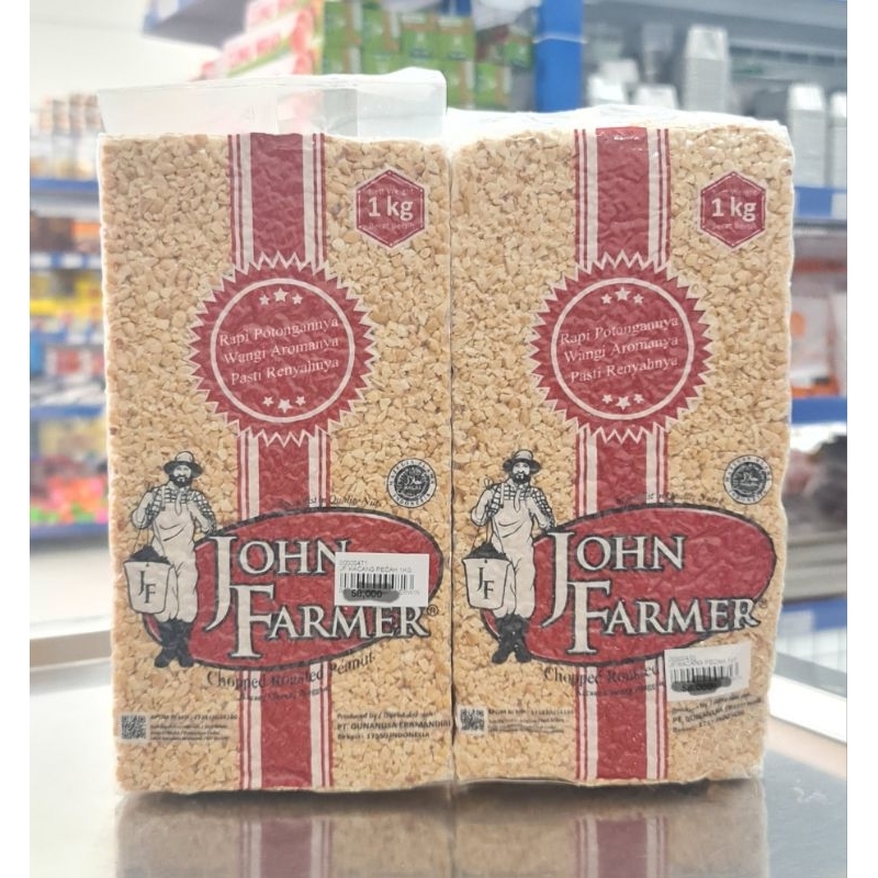 

John Farmer Peanut chopped roaster peanut 1kg/Kacang Cincang siap pakai 1kg/Kacang Hancur/Kacang Cincang Panggan Siap Pakai 1kg/