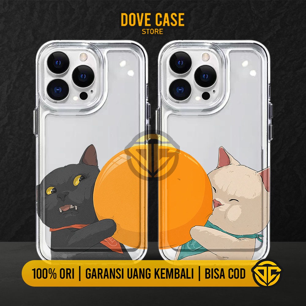 CLEAR CASE SAMSUNG M10 M11 M23 M30 M31 M51 COUPLE KUCING BALON DOVE CUSTOM Kesing Clear Case SAMSUNG