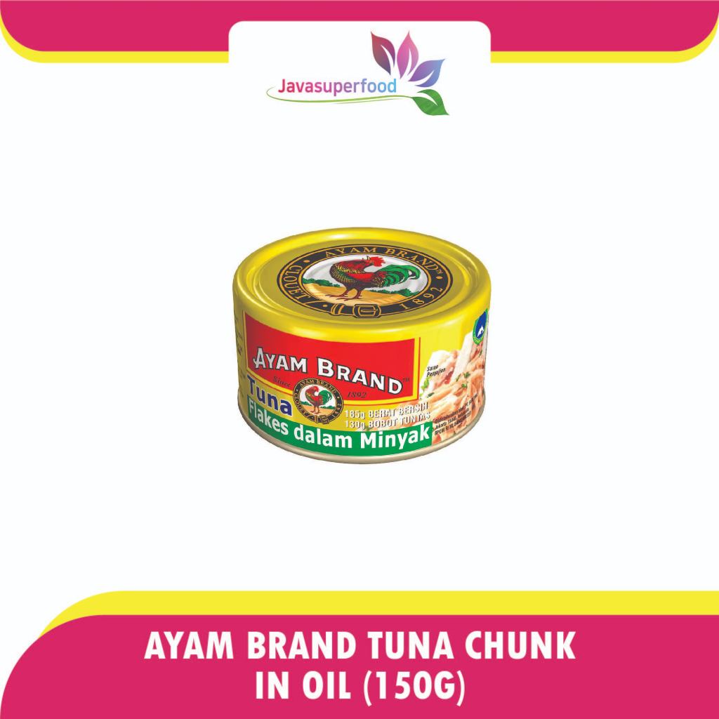 

AYAM BRAND Tuna Chunk in Oil Makanan Kaleng 150 gr