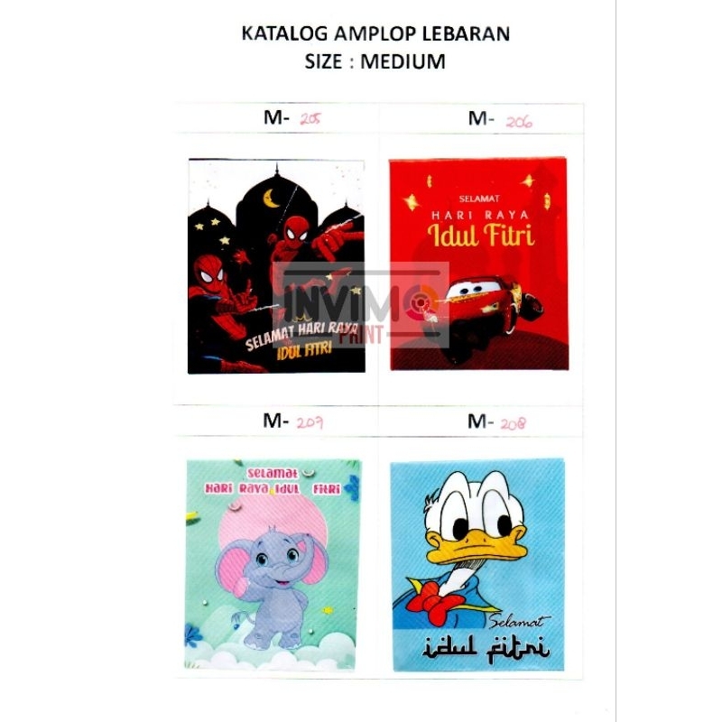 

AMPLOP LEBARAN MEDIUM (KARAKTER)