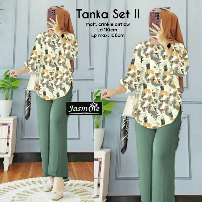 TANKA SET / IR FASHION /TAS SELEMPANG WANITA / TAS RANSEL WANITA / DRESS WANITA / KEMEJA WANITA / SE