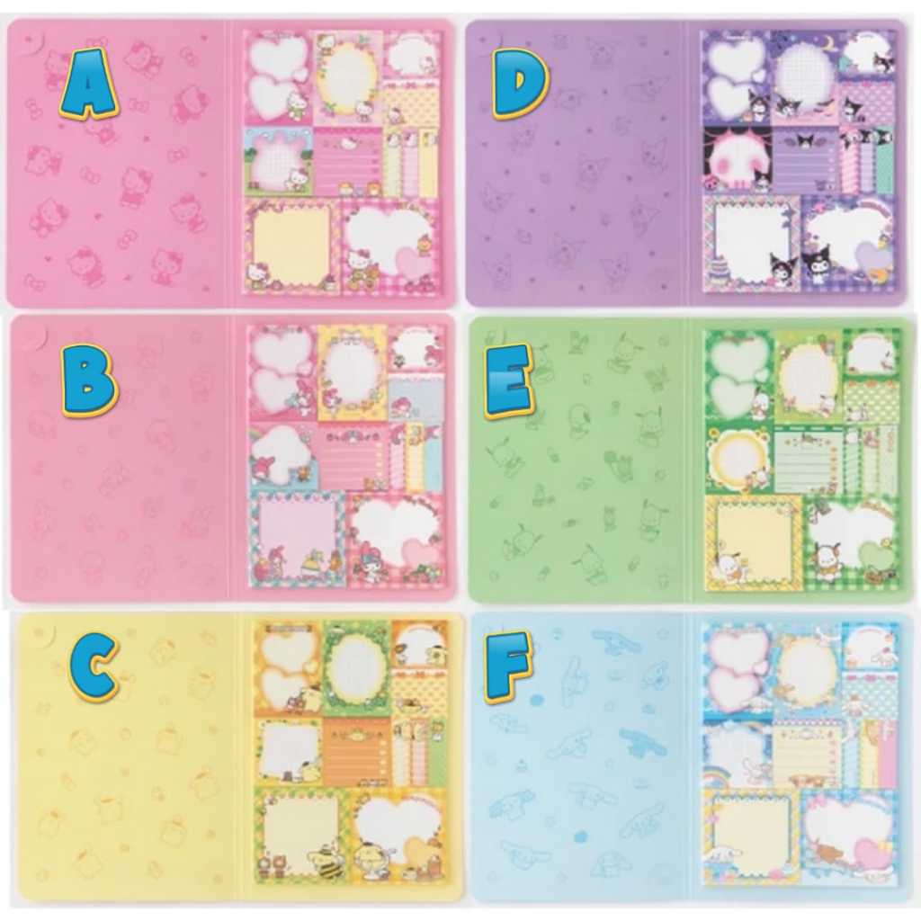 

BUKU STICKY MEMO 9 MOTIF MELODY POCHACCO