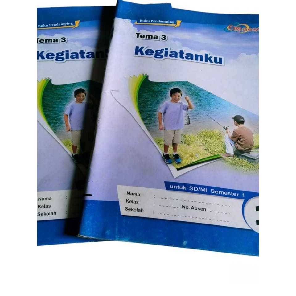 LKS MAESTRO KELAS 1 TEMA 3 KEGIATANKU DAN TEMA 4 KELUARGAKU SEMESTER 1 SD/MI