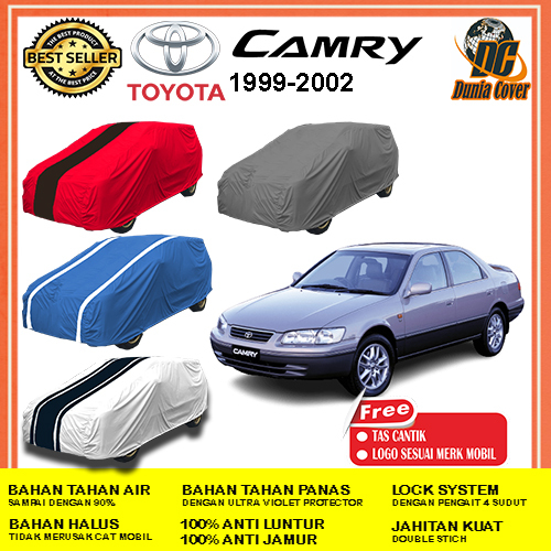 Cover Mobil Toyota Camry VX20 1999 2000 2001 2002 Anti Air Waterproof Outdoor, SARUNG MOBIL TOYOTA C