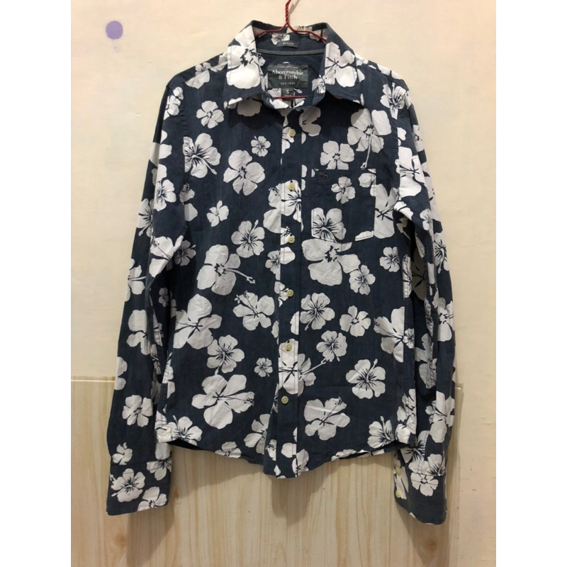 kemeja abercrombie & fitch ori second