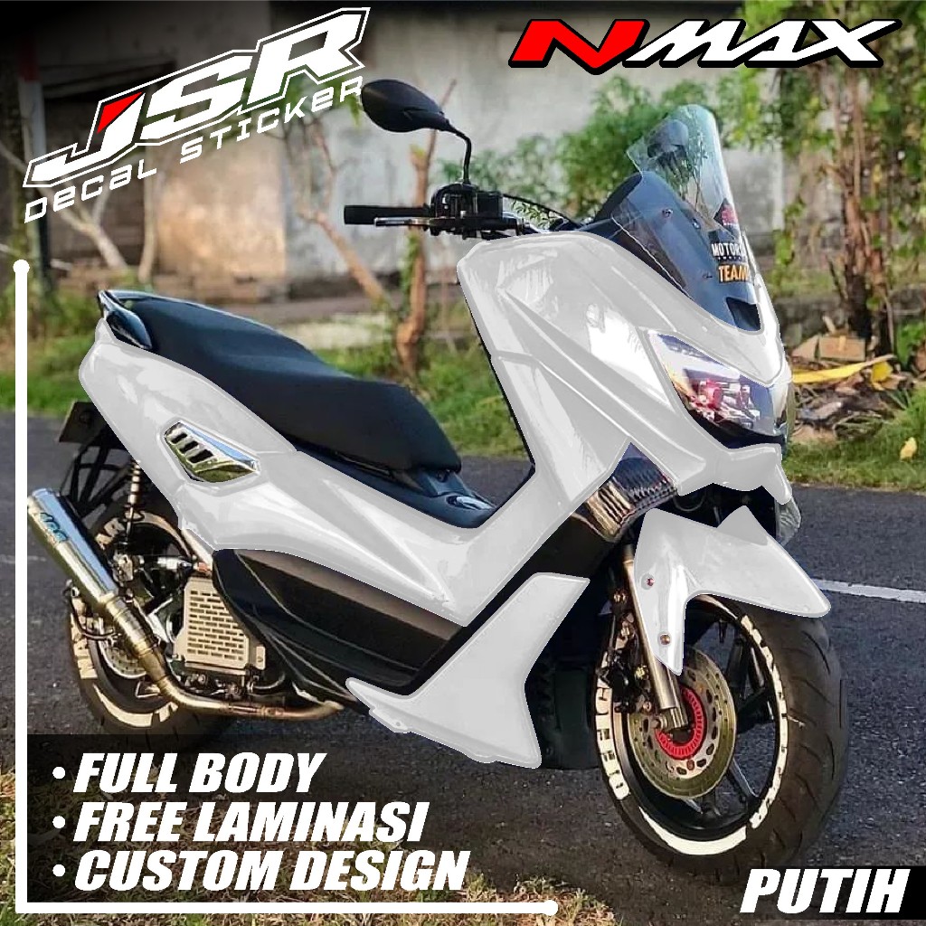 TERBARU, DECAL STICKER NMAX OLD 2015 - 2019 , SKOTLET VARIASI NMAX FULL BODY MOTIF POLOS