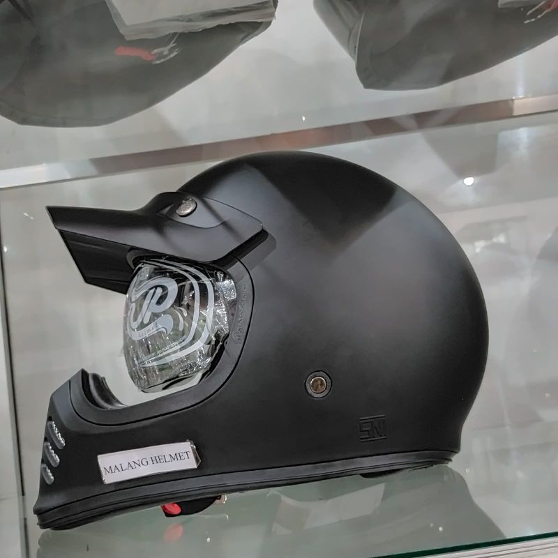 Helm Cakil JPX Signature SG Solid Black Doff