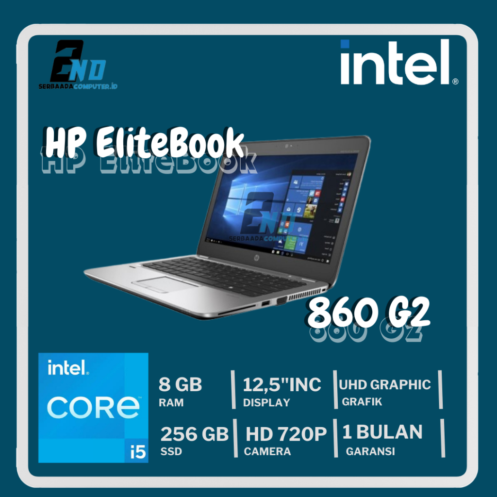 LAPTOP HP 820 G3 CORE i5  GENERASI 6 TERMURAH MULUS BERGARANSI