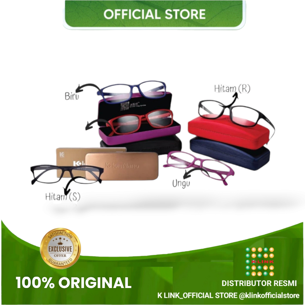 Kacamata k ion nano reguler klink ion nano kacamata