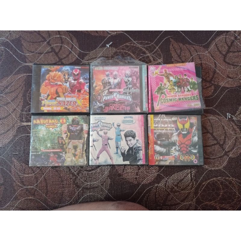 VCD Nostalgia Power Ranger, Masked Rider, Ultraman, Anime Bahasa Indonesia