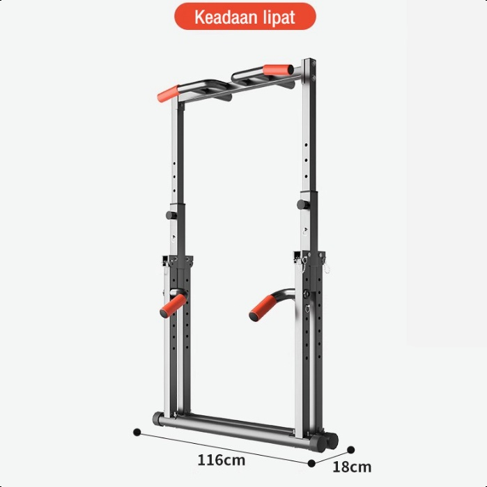 DISKON ADJUSTABLE HEIGHT PULL UP BAR/MULTI-FUNCTION POWER TOWER/ALAT FITNESS/ALAT