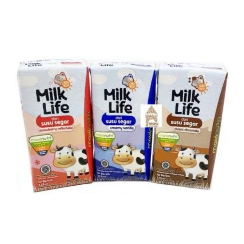 

Milk Life UHT 115 ml (40 pcs) Susu Milklife Kids