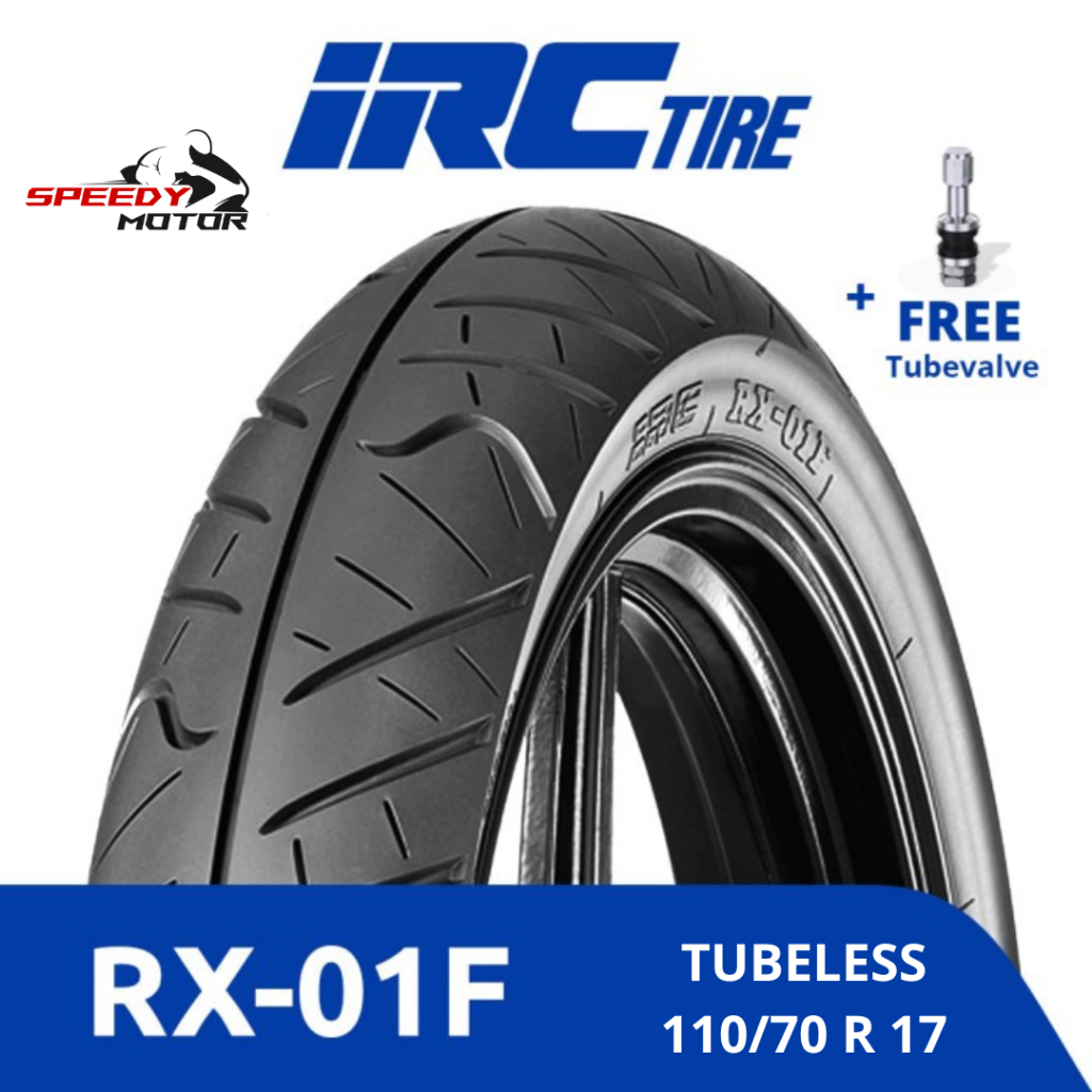 Ban Motor IRC IRC 110/70 Ring 17 54S RX-01F Tubeless 110/70-17