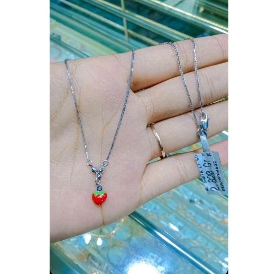 kalung anak strawberry emas tua