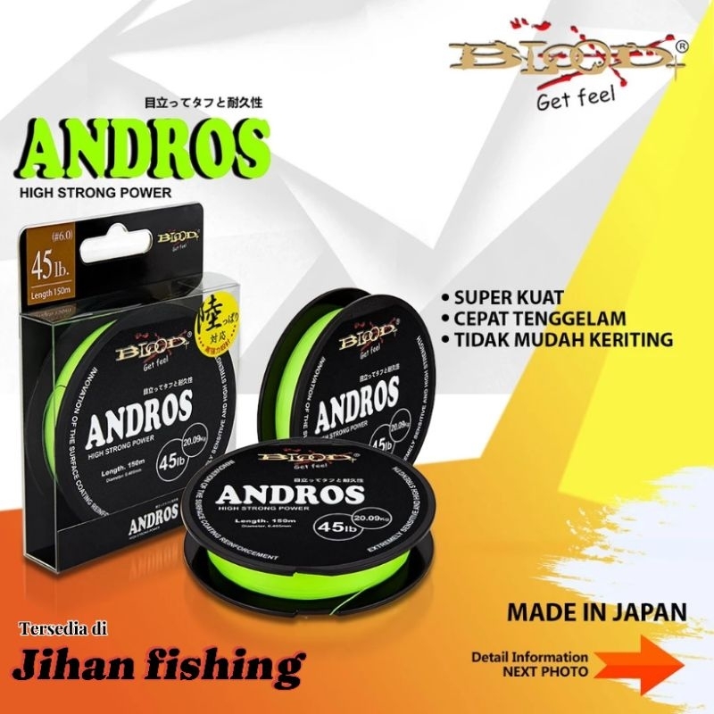 Senar Pancing Galatama Blood Andros 150m