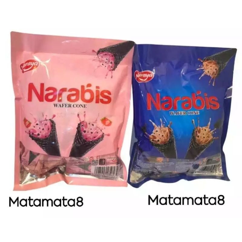 

Naraya narabis wafer Cone / Biskuit wafer bentuk es krim 220gr