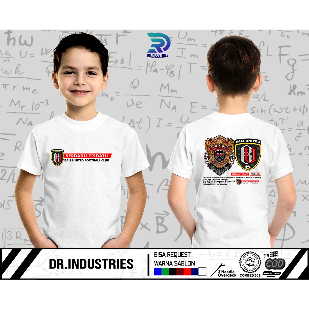 Kaos Anak Serdadu Tridatu Bali United Liga 1 Supporter Bali