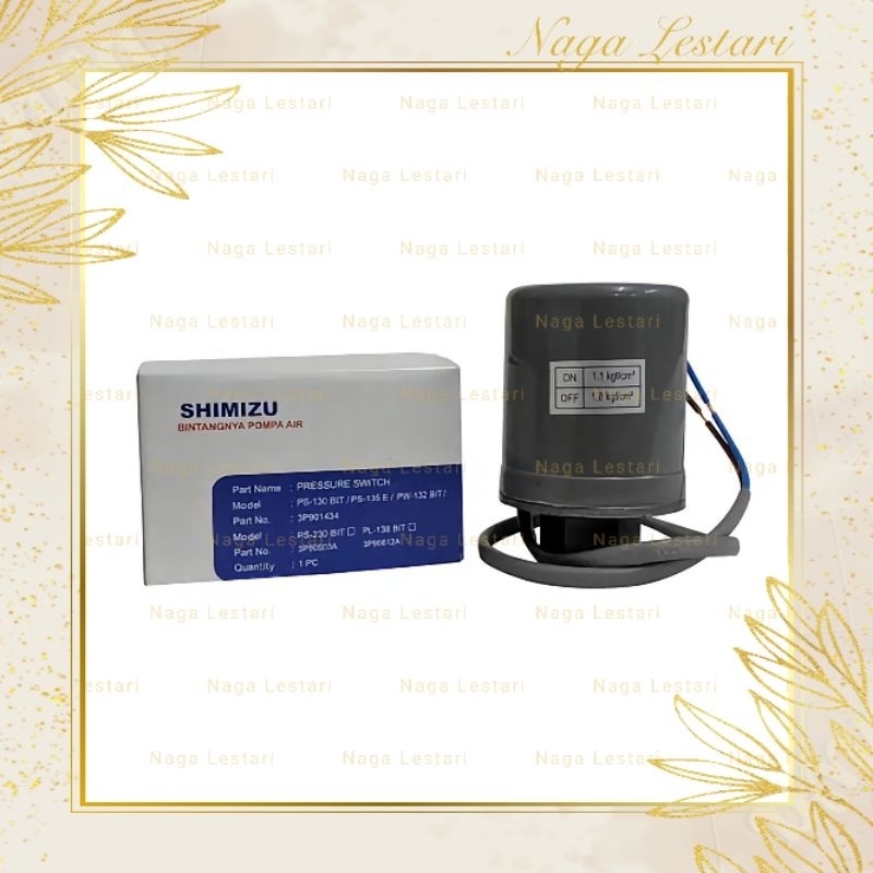 OTOMATIS SHIMIZU / PRESSURE SWITCH / PS 130 BIT / PS 135 E / PS 103 BIT / PS 150 BIT