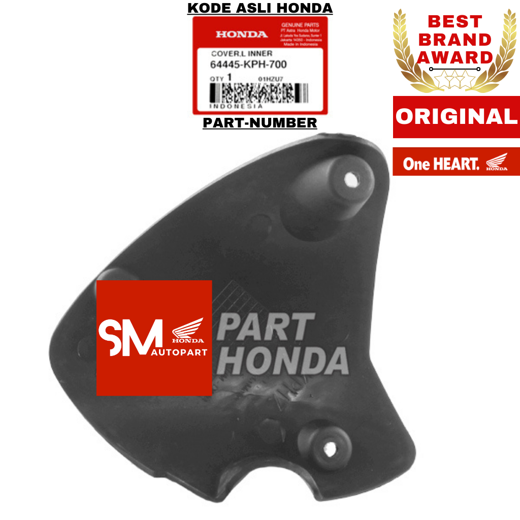 64445-KPH-700 Cover Tutup Sein Riting Depan Kiri Supra X 125 Lama 2005 - 2006