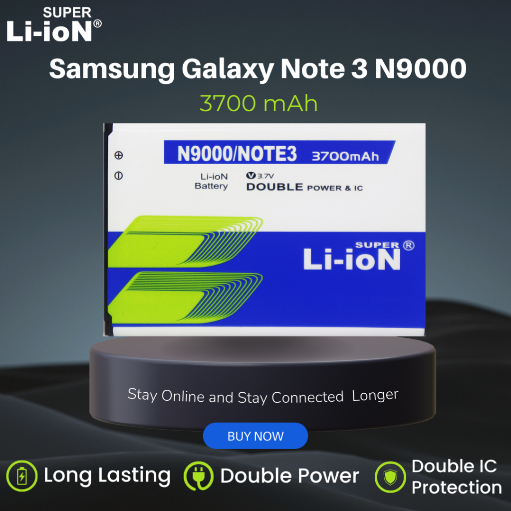 Baterai Samsung Galaxy Note 3 Double Power.Batre Batere Samsung Note 3
