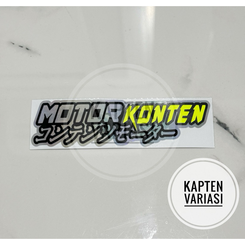 stiker motor konten kanji jepang motor