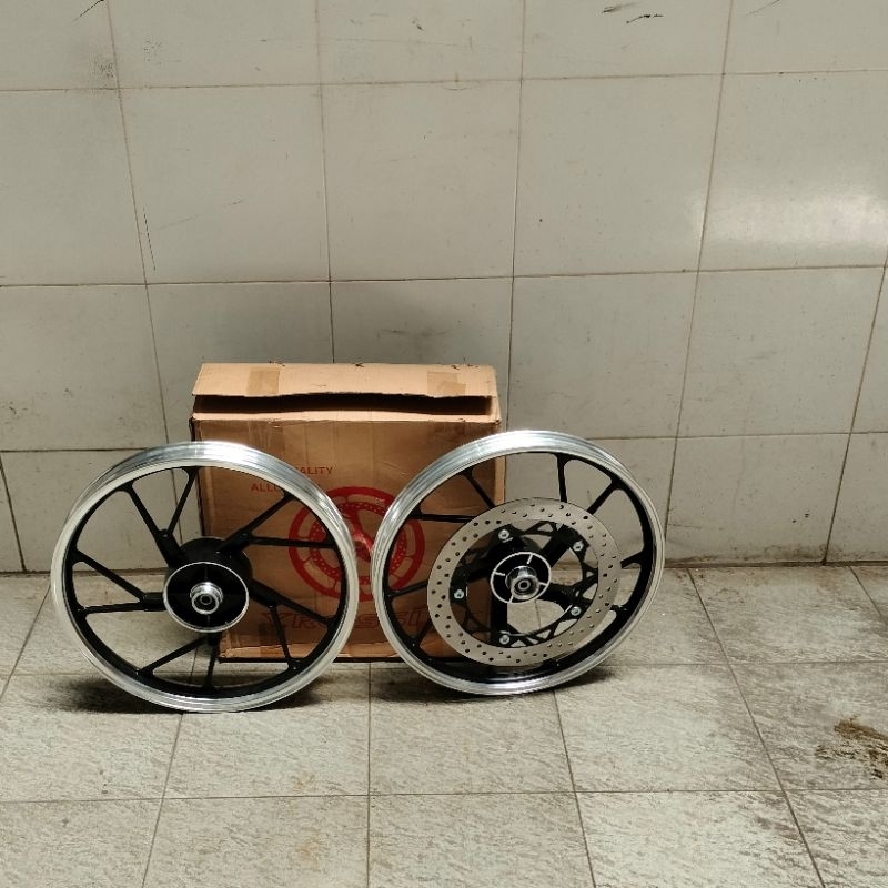 Pelk racing velk racing velg racing v rossy satria 2tak tornado Shogun 110 giga disc