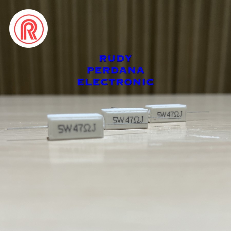 RESISTOR 5 WATT 5W 47OHM 47 OHM 47R