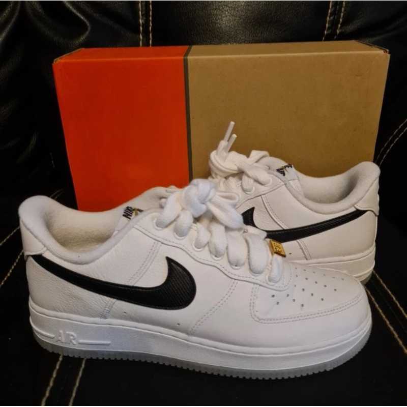 Nike Air Force 1 ' 07 Low PRM Bronx Origins "White/Black/Gold" Original BNIB