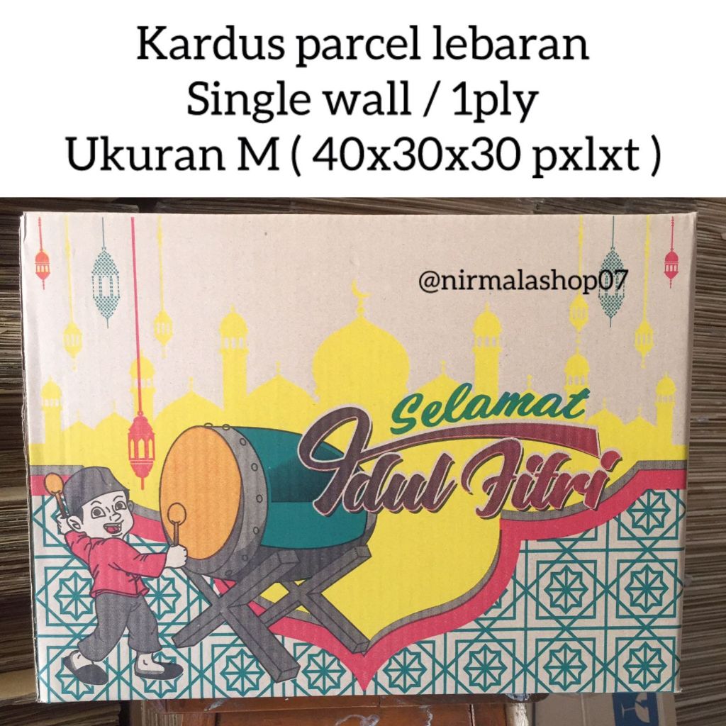 

40x30x30 Kardus idul fitri / Kardus lebaran / Kardus parcel