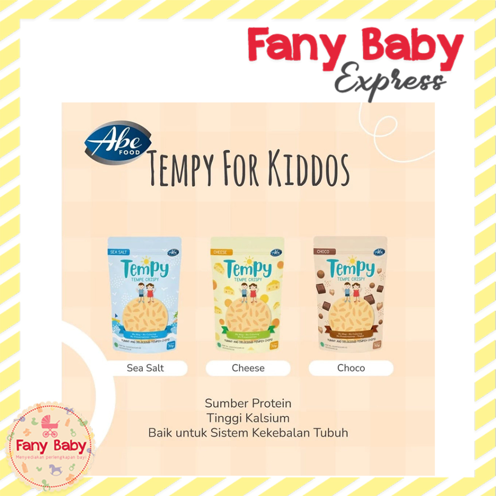 ABE FOOD TEMPY TEMPE CRISPY 70 GRAM