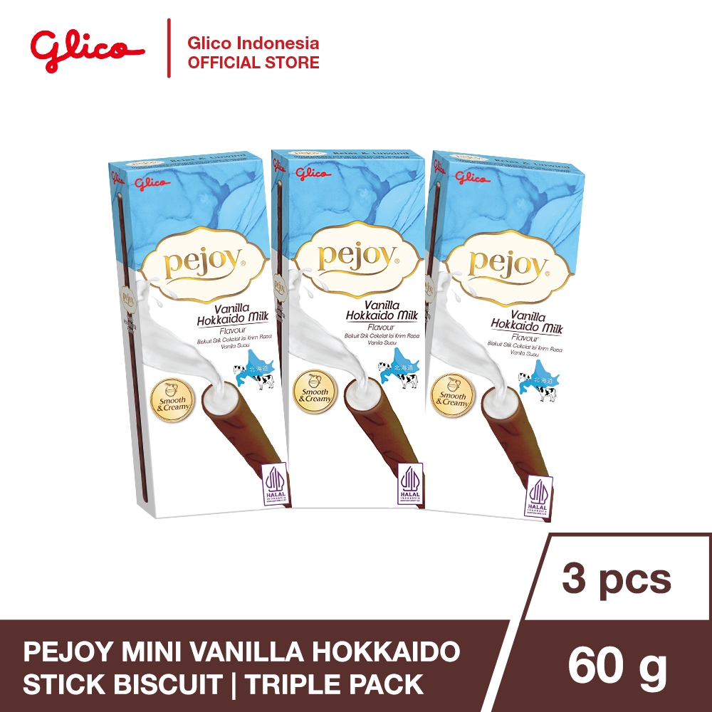 

Glico Pejoy Mini Vanilla Hokkaido Milk Triple Pack