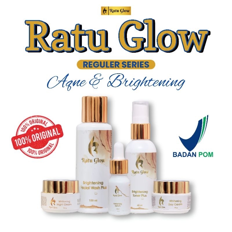 Ratu Glow Skincare Original BPOM Acne dan Brightening/Glow By Agus salim bucar Free ongkir seluru in