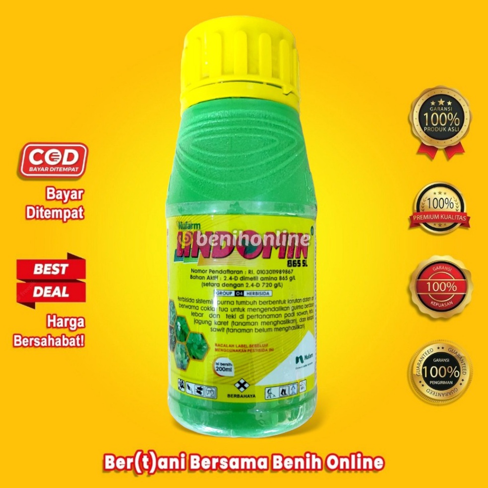 ART H28D HERBISIDA LINDOMIN 865 SL 2ML NUFARM INDONESIA Dimetil Amina