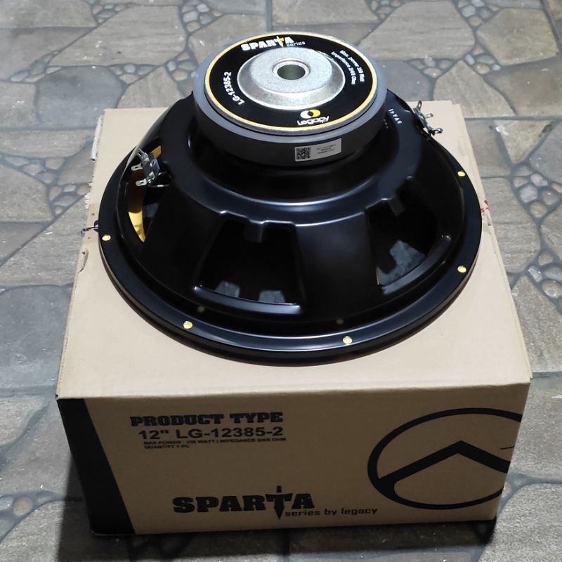 Speaker Subwoofer 12inch 350watt 2/4/8ohm Dobel Coil LEGACY Sparta LG-12385-2