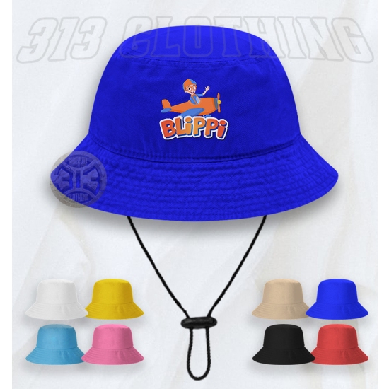Topi Anak Blippi Youtuber / Bucket Hat Anak Blippi Youtube