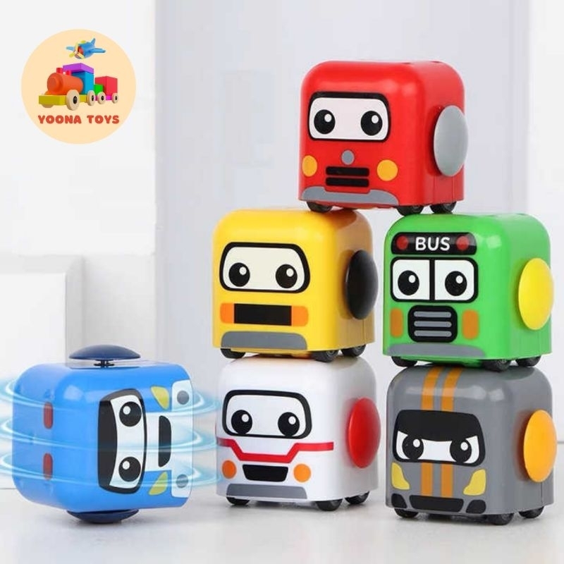 YT Mainan Mobil 3 in 1 Spinning Cube Car MC 551