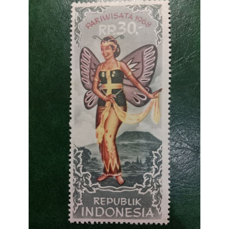 

Prangko Indonesia Rp.30 Pariwisata tahun 1968 UN USED