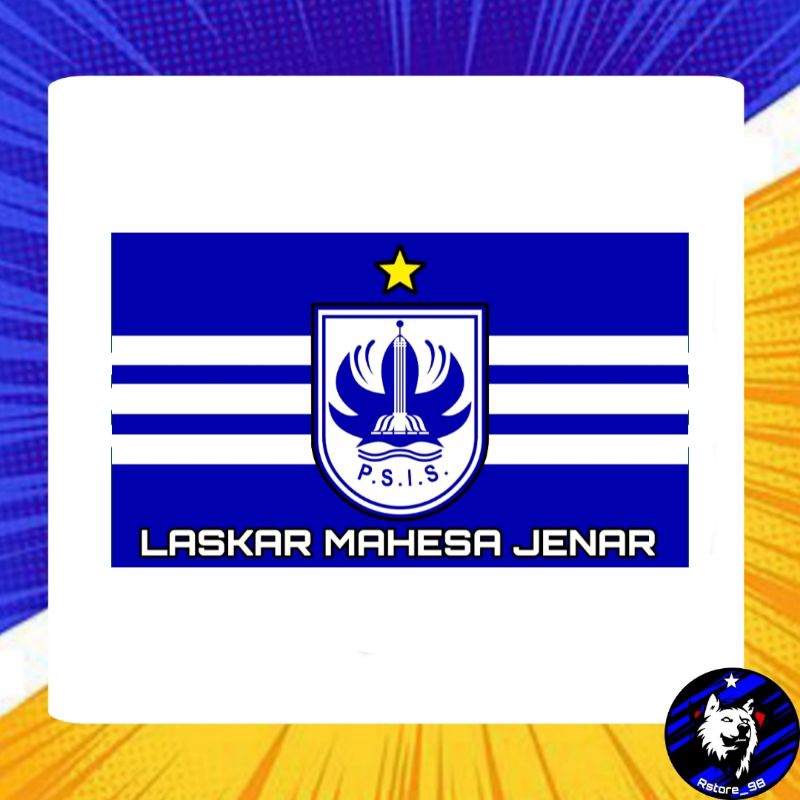 (BEST QUALITY) BENDERA FLAG KAIN PSIS SEMARANG