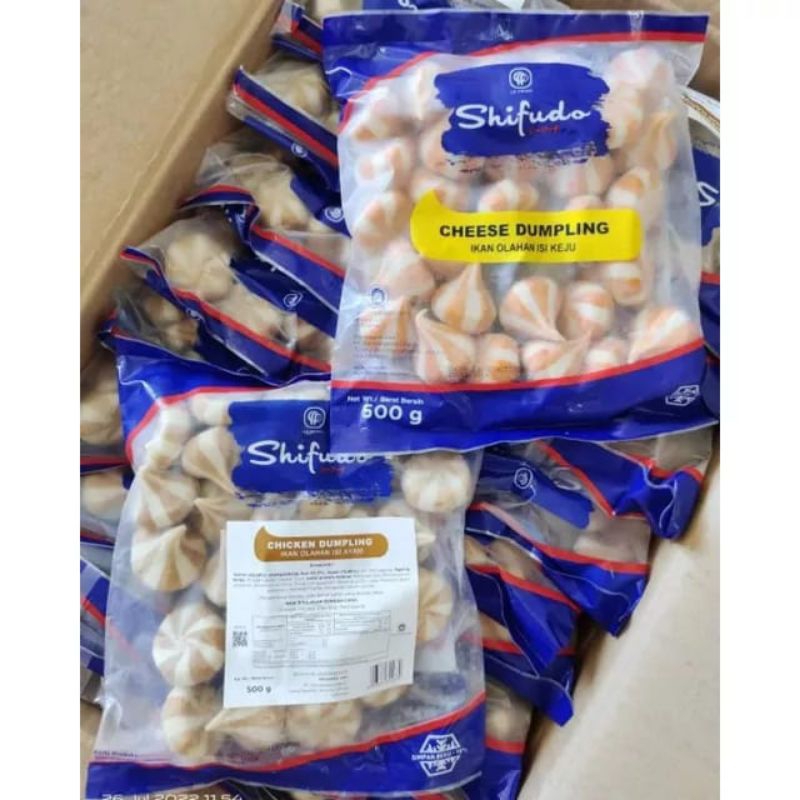 

Shifudo Dumpling cheese/Chicken/Spicy/ olahan ikan 500gr