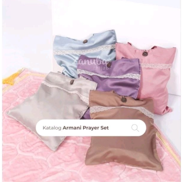 Mukena Armany Prayer Set | Mukena Lace Prayer Set by Zanuba Hijab