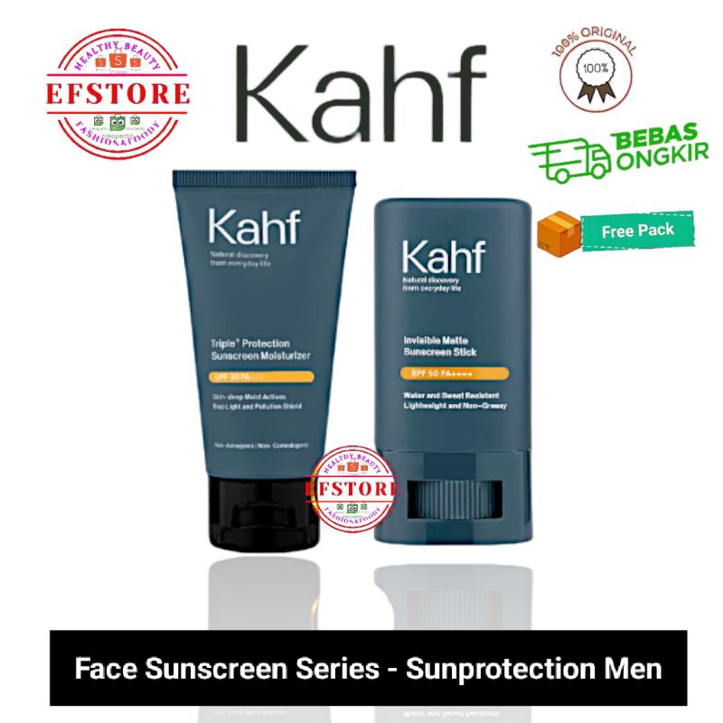 KAHF Triple Protection Sunscreen Moisturizer Spf 30PA+++ | Sunscreen Stick Spf 50 PA++++ - Sunscreen