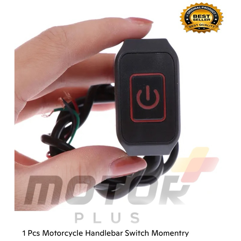 Saklar On Off Motor Lampu led power button on off led saklar stang motor adv ninja fu vixion nmax se
