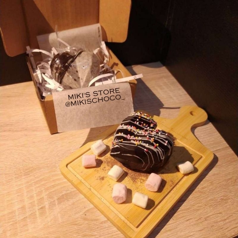 

Chocobomb hati / satuan / choco bomb / coklat / coklat bomb / hot coklat / coklat panas