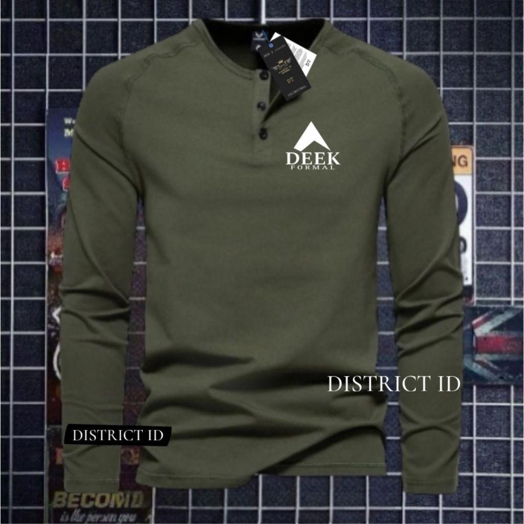 kaos kancing lengan panjang pria dan wanita/kaos kancing t-shirt  pria  sablon murah/kaos kancing pr