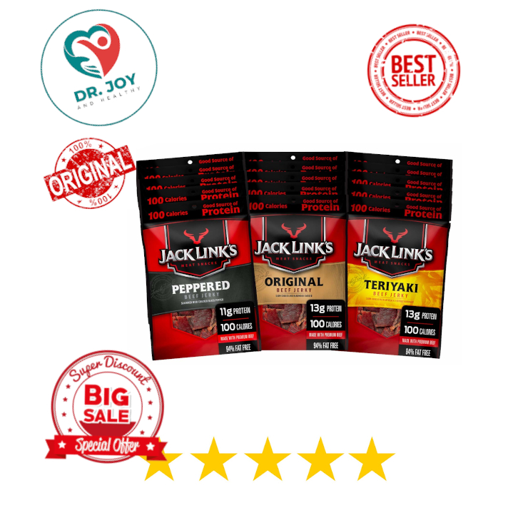 

Jack Links Beef Jerky Dendeng Sapi - 35 gram - USA/Amerika