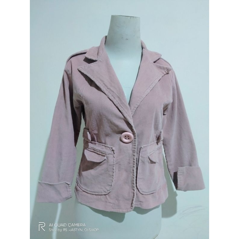 blezer corduroy pl jaket second