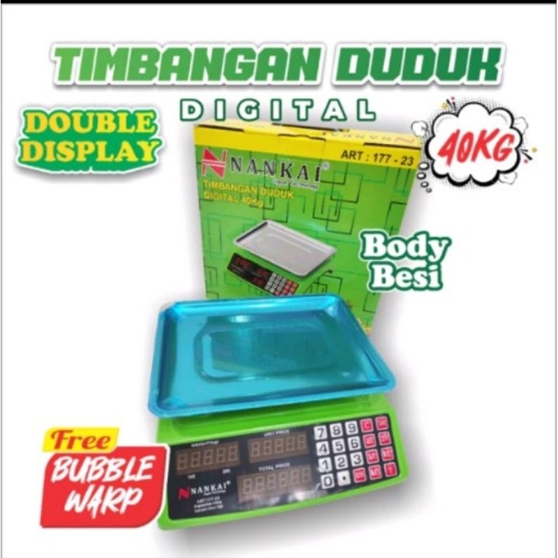 Timbangan Duduk Digital 40KG NANKAI / Timbangan ACS DIGITAL NANKAI 40 KG