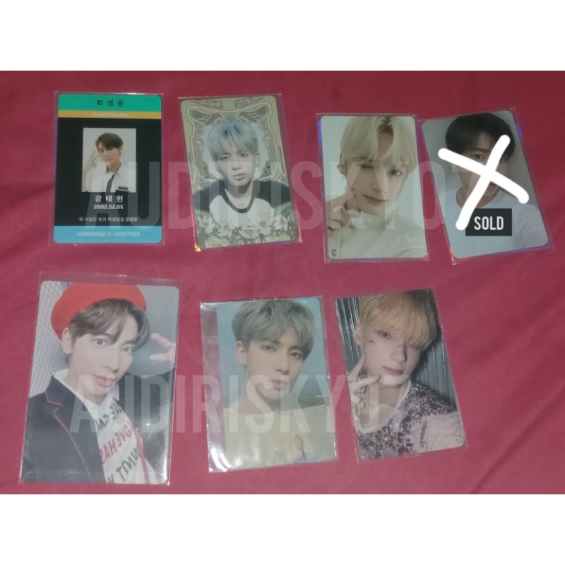 PHOTOCARD TXT TOMORROW X TOGETHER OFFICIAL ARCADIA FREEZE FIGHT OR ESCAPE GRAVITY HYBE INSIGHT MPC F