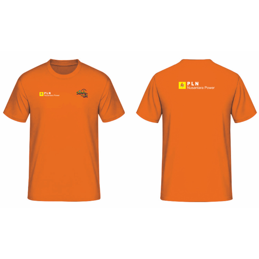 T-SHIRT KAOS PLN NUSANTARA POWER SAFETY