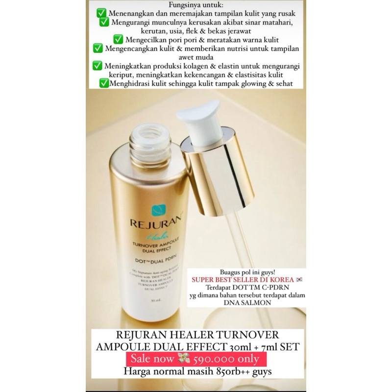 rejuran turnover ampoule dual effect